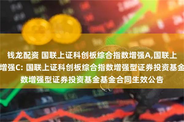 钱龙配资 国联上证科创板综合指数增强A,国联上证科创板综合指数增强C: 国联上证科创板综合指数增强型证券投资基金基金合同生效公告